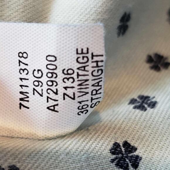 Lucky Brand Jeans Men's 34x32 Straight Leg Medium Wash Stretch 5-Pocket - Picture 11 of 13